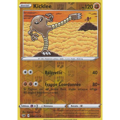 Carte Pokemon - Kicklee - 094/202 - Reverse - Épée Et Bouclier