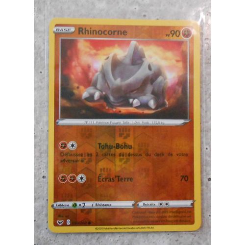 Rhinocorne Reverse 97/202 - Epée Bouclier - Vf