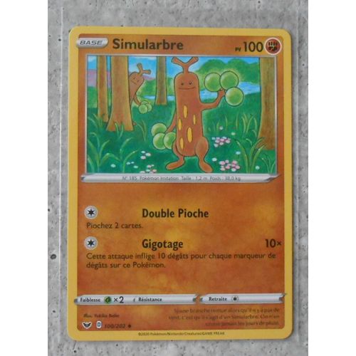 Pokémon - 100/202 - Simularbre - Eb01 - Epée Et Bouclier 1 - Peu Commune