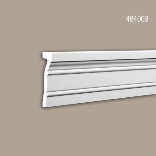 Ébrasement Profhome 484003 Profil de façade Moulure décorative Élément de façade style Néo-Classicisme blanc 2,3 m