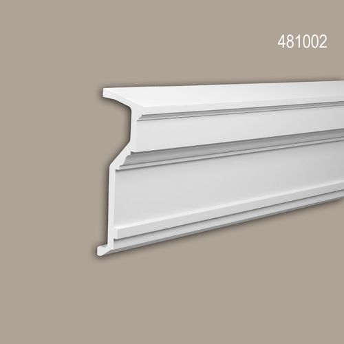 Corniche Profhome 481002 Profil de façade Moulure décorative Moulure décorative style Néo-Classicisme blanc 2 m