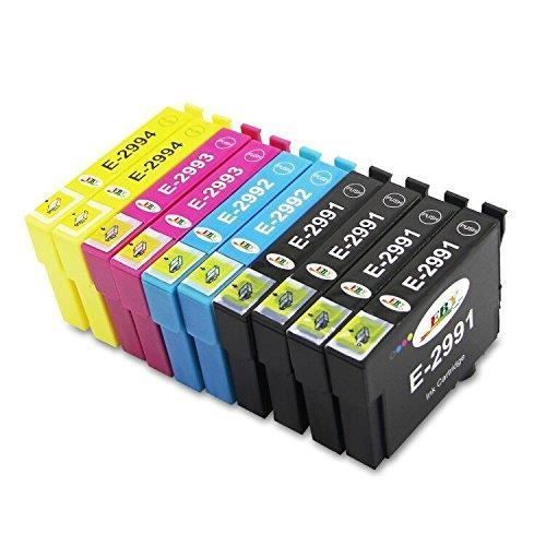 Pack de 10 cartouches d'encre compatible pour Epson 29 29XL Expression Home XP-235 XP-332 XP-335 XP-432 XP-435 XP-245 XP-247 XP-442