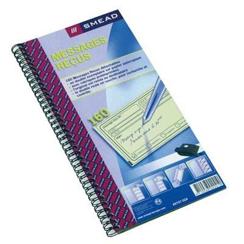 Bloc Notes Messages Reçus Smead