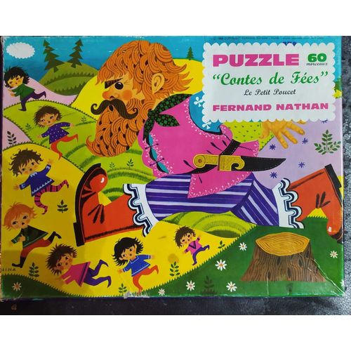 Puzzle Le Petit Poucet - Nathan Années 69