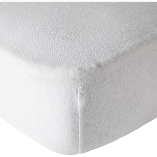 Lot De 2 Draps Housse Moutarde / Blanc 70 X 140 Cm - Babycalin