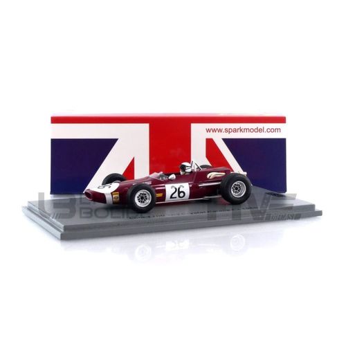 Spark 1/43 Uk019 Lola T100 - F2 Crystal Palace 1968 (B. Redman) Diecast Modelcar-Spark