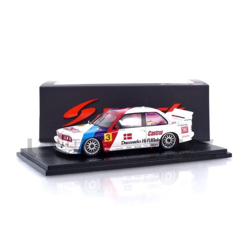 Spark 1/43 S2821 Bmw M3 E30 - Denmark Gp 1991 Diecast Modelcar-Spark