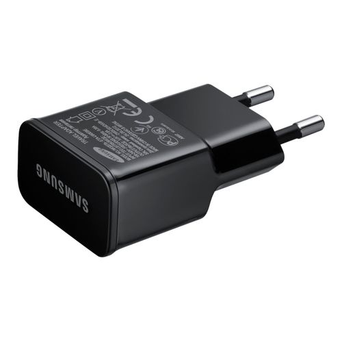 Chargeur De Voyage 2a Original Samsung Eta-U90ebe Noir Avec Câble Micro-Usb Vers Usb 1.5 M