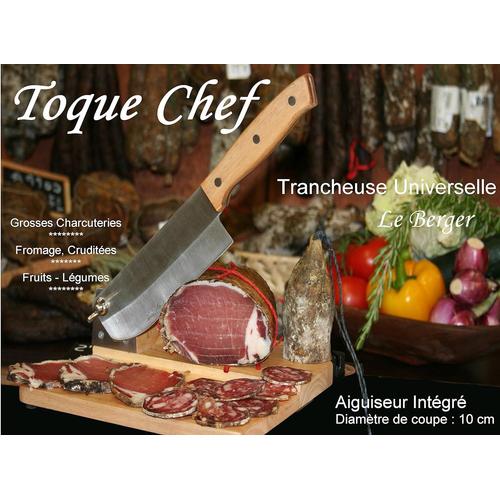 Trancheuse Universelle Pour Gaucher Guillotine À Saucisson Toque Chef By Affuteur Integre Spécial Main Gauche
