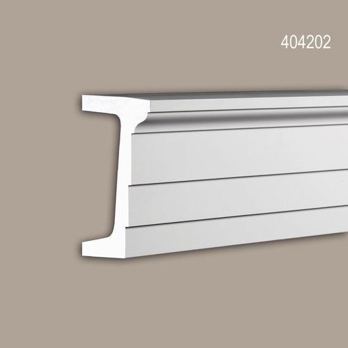Architrave Profhome 404202 Profil de façade Moulure décorative Moulure exterieure design moderne blanc 2 m