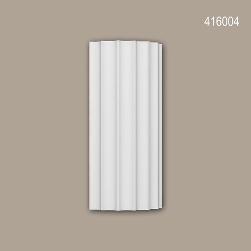 Segment de demi-colonne Profhome 416004 Moulure de façade Colonne Élément de façade style ionique blanc