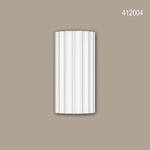 Segment de colonne Profhome 412004 Moulure de façade Colonne Élément de façade style ionique blanc