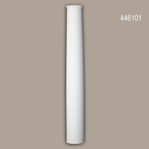 Fût de demi-colonne Profhome 446101 Moulure de façade Colonne Élément de façade style toscan blanc