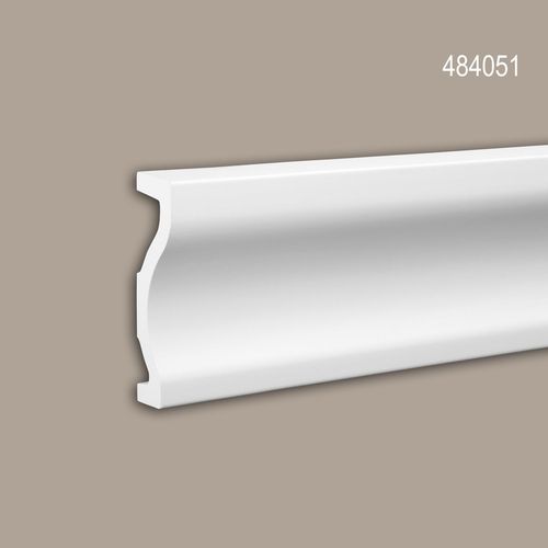 Ébrasement Profhome 484051 Profil de façade Moulure décorative Élément de façade design moderne blanc 2,3 m