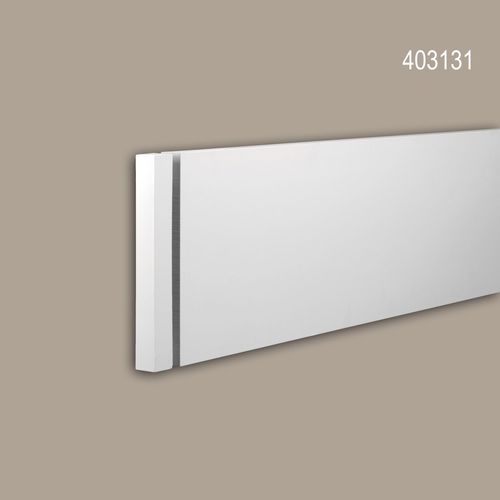 Élément d'aboutement Profhome 403131 Moulure exterieure Élement décorative Élément de façade design moderne blanc