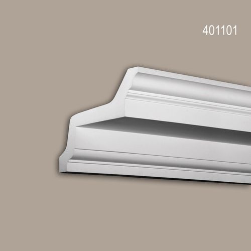 Corniche Profhome 401101 Profil de façade Moulure décorative Moulure décorative style Néo-Classicisme blanc 2 m