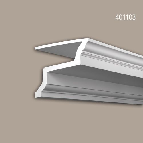 Corniche Profhome 401103 Profil de façade Moulure décorative Moulure décorative style Néo-Classicisme blanc 2 m