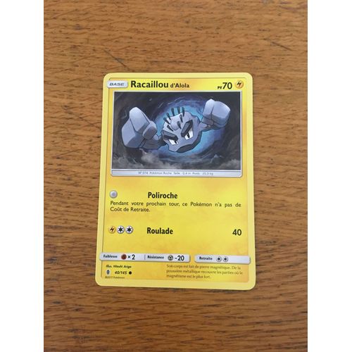 (256) Racaillou D'alola 40/145 Pokemon