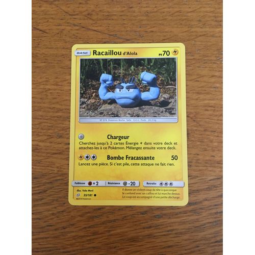 (257) Racaillou D'alola 35/181 Pokemon