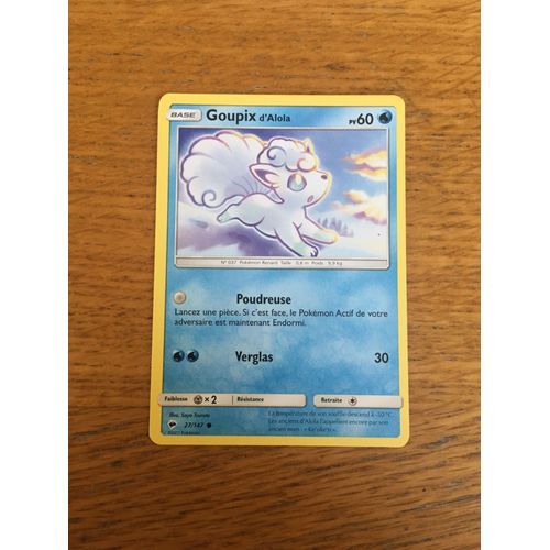 (258) Goupix D'alola 27/147 Pokemon