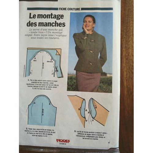 Modes & Travaux 10.90 Une Veste En Lainage Taille 38.40.42