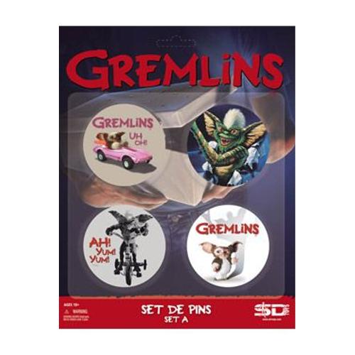 Gremlins Pack 4 Badges Set A