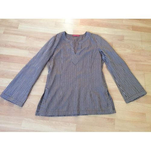 Tunique Manoukian Marron Et Beige - 40