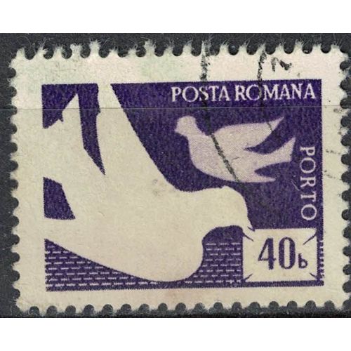 Roumanie 1974 Oblitéré Used Oiseaux Colombes Blanches Portant Une Enveloppe Su
