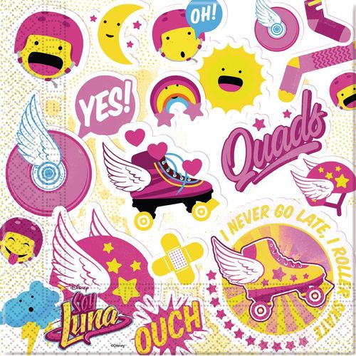 Giocoplast Soy Luna - 20 Serviettes 33x33 Cm