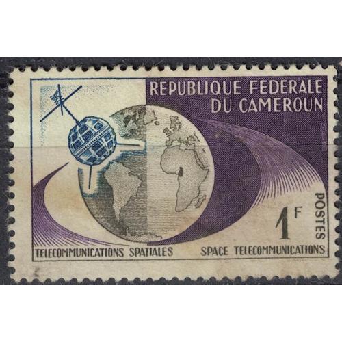 Cameroun 1963 Oblitéré Used Satellite Telstar Télécommunications Spatiales Su