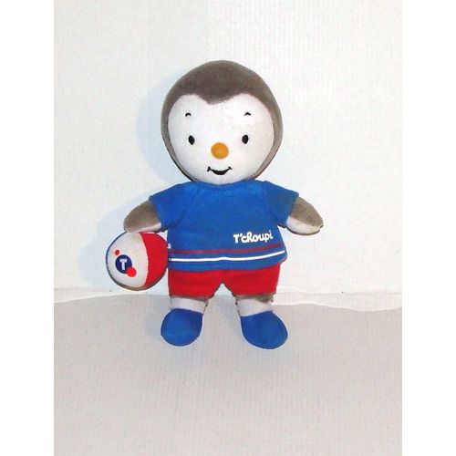 T'choupi Avec Son Ballon Doudou Peluche Jemini 16cm