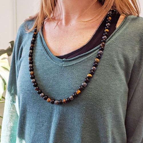 Shop-Story - Collier En Pierres Protectrices Triple Action