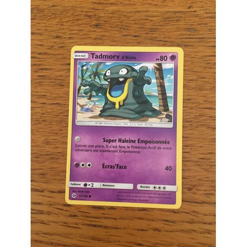 (255) Tadmorv D'alola 57/149 Pokemon