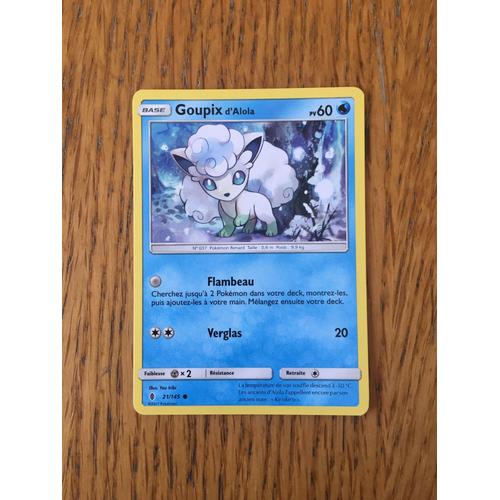 (295) Goupix D'alola 21/145 Pokemon