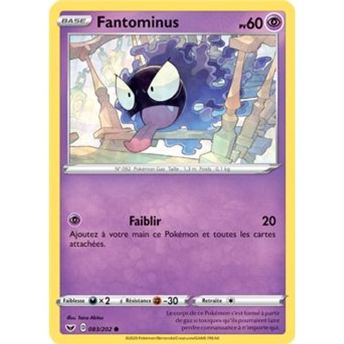 Fantominus - 83/202 - Epée Et Bouclier