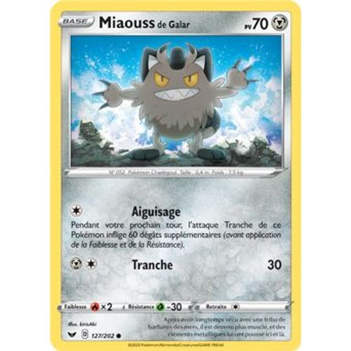 Miaouss De Galar - 127/202 - Epée Et Bouclier
