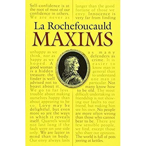 Maxims Of La Rochefoucauld