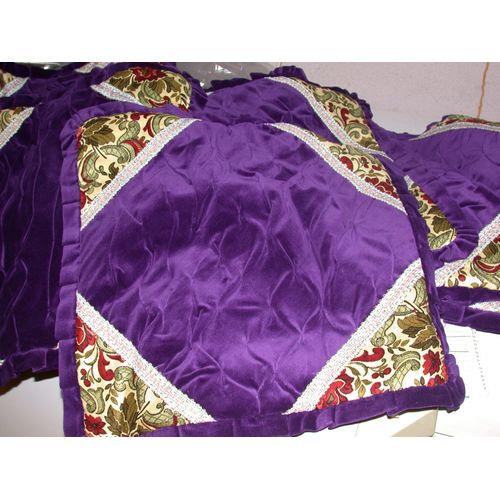 6 Housses Coussins Neuves