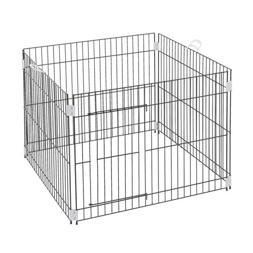 Cage Pen Black Dog Training