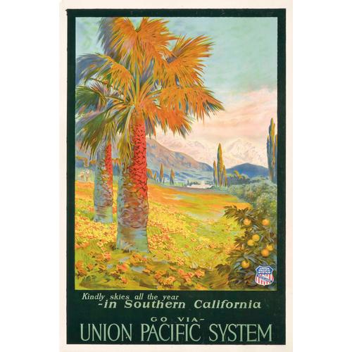 Affiche Union Pacific System