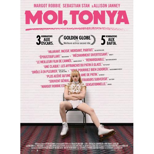 Moi, Tonya (I, Tonya) - Véritable Affiche De Cinéma Pliée - Format 120x160 Cm - De Craig Gillespie Avec Margot Robbie, Sebastian Stan, Allison Janney - 2018