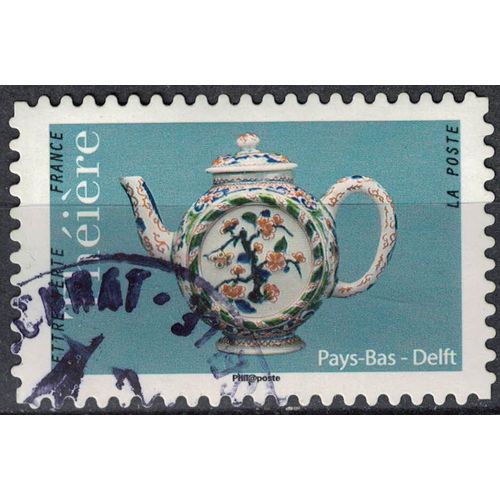 France 2018 Oblitéré Rond Used Théière Des Pays Bas Delft Y&t 1621 Su