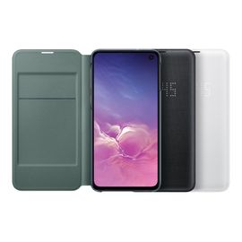 Samsung Led View Cover Ef-Ng970 - Étui À Rabat Pour Téléphone Portable - Noir - Pour Galaxy S10e, S10e (Unlocked), S10e Enterprise Edition