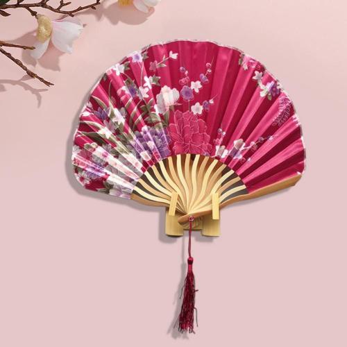 Éventail de Mariage en Bois de Bambou, Style Vintage, InjFlower, Japonais, Chinois, Artificiel, Rose, Fille, Homme, brev