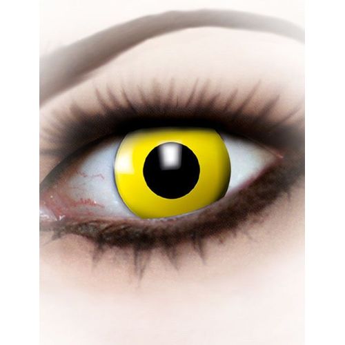 Lentilles De Contact Sans Correction Fantaisie ¿Il Jaune Adulte