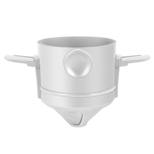 Filtre À Café À Double Couche En Acier Inoxydable, Porte-Café Goutte À Goutte, Entonnoir, Panier À Thé Réutilisable, Support D'infuseur De Café