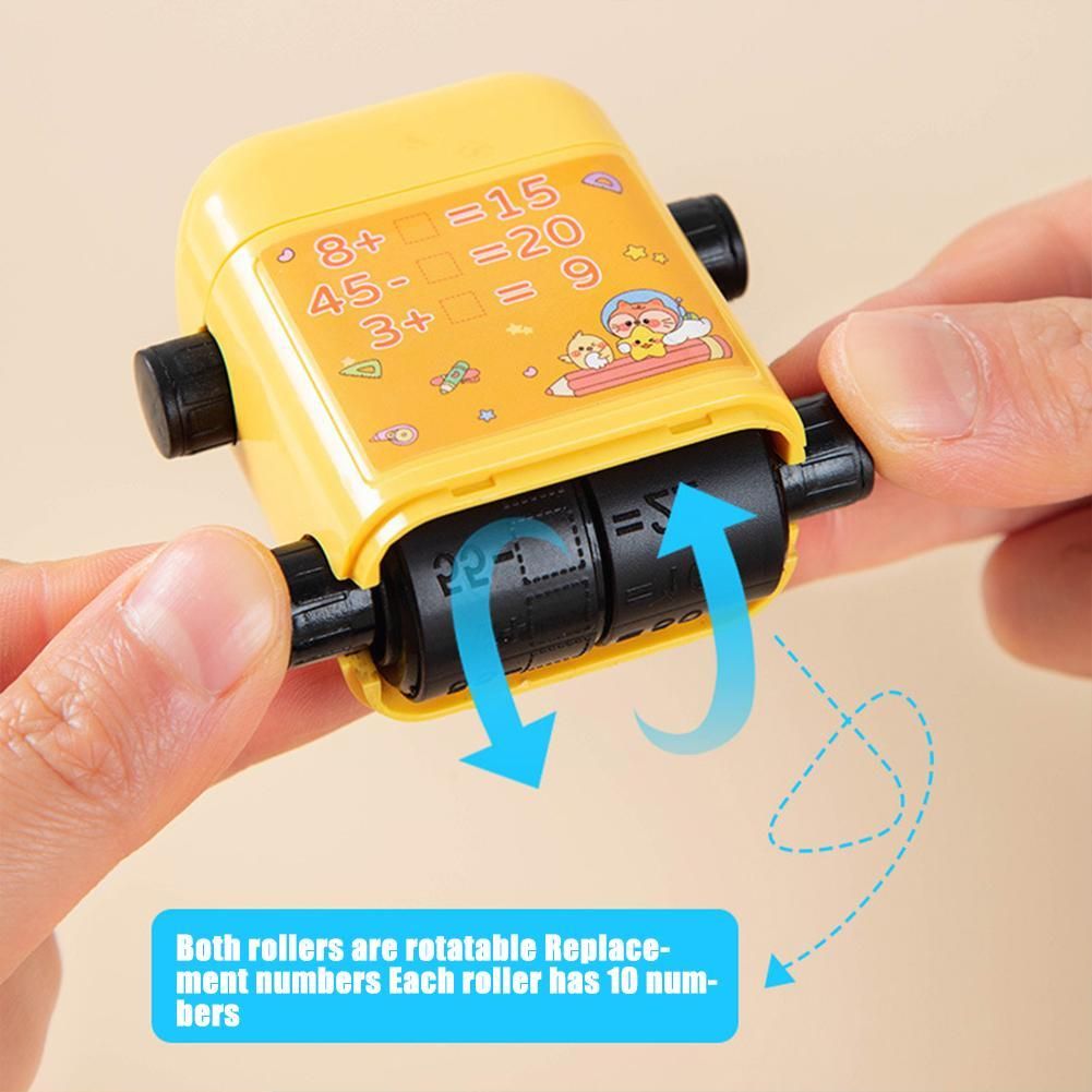 Sceau De Rouleau D'addition Et De Soustraction 2 En 1, Tampo... - 4