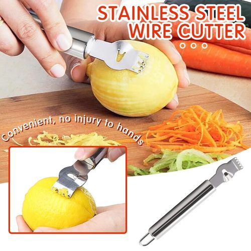 Râpe À Citron En Acier Inoxydable, Barre Orange, Fruits, Éplucheur De Cuisine, Couteau, Accessoires, Gadgets, 1 Pièce, L9f5