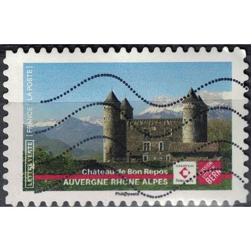 France 2019 Oblitéré Used Patrimoine Château De Bon Repos Auvergne Rhône Alpes Stéphane Bern