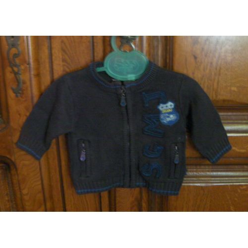 Gilet Bleu Sergent Major - Taille 1 Mois
